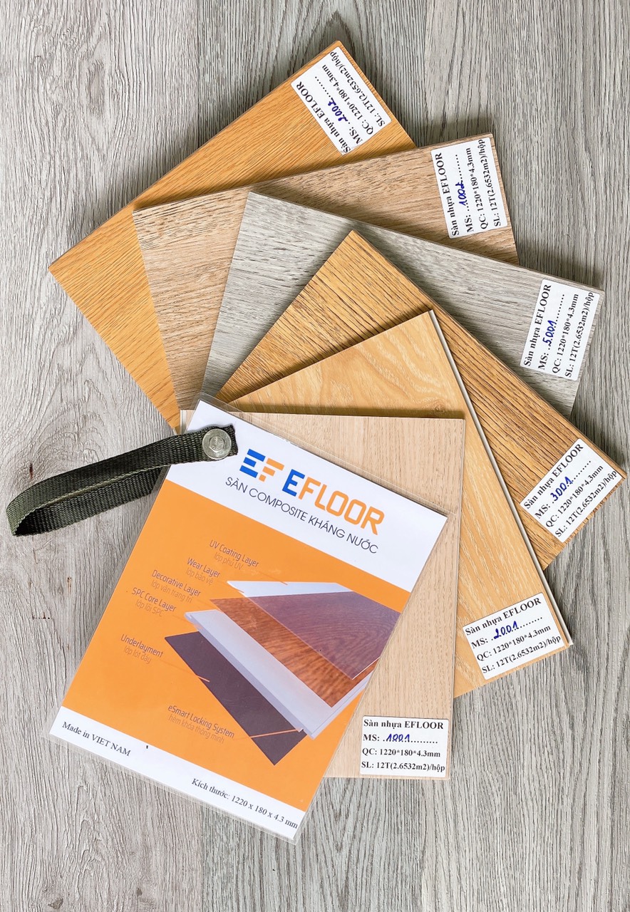 Sàn nhựa hèm khóa Efloor 4.4mm